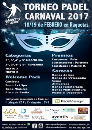 Torneo de Carnaval Raquetas de Mijas
