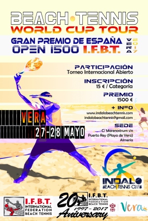 Gran Premio de España Tenis Playa - IFBT World Cup Tour Vera Open 1500 Gran Premio de España Tenis Playa - IFBT World Cup Tour Vera Open 1500