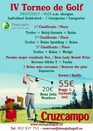 IV Torneo de Golf Cruzcampo Doña Julia