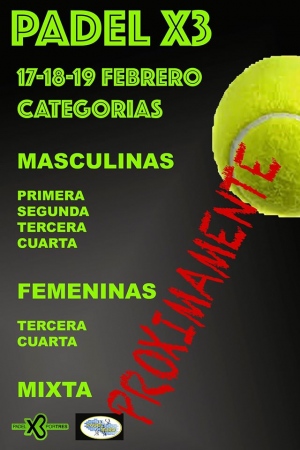 Torneo de Pádel X3 Écija Torneo de Pádel X3 Écija