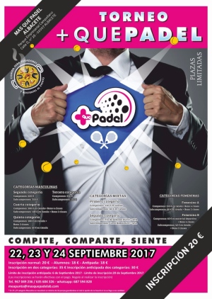 Torneo De Mas Que Padel Albacete - 5 Categoria Masculina