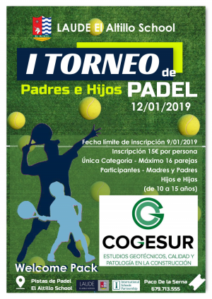 I Torneo de Padel Padres e Hijos El Altillo School - Cogesur - Padres y Madres con hijos e hijas de 10 a 15 años